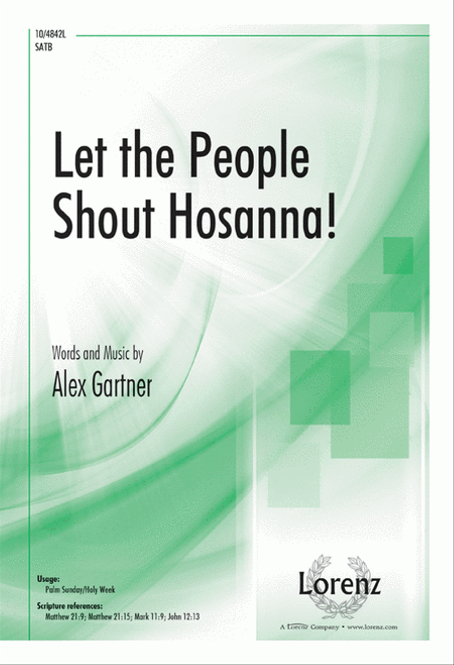 Let the People Shout Hosanna! 4-Part scores gallery preview page 1