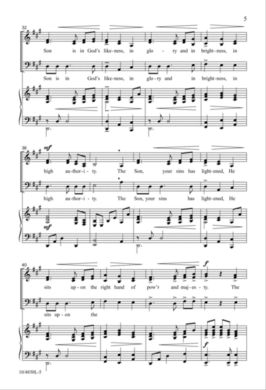 This Is My Beloved Son This Is My Beloved Son 3-Part scores gallery preview page 5