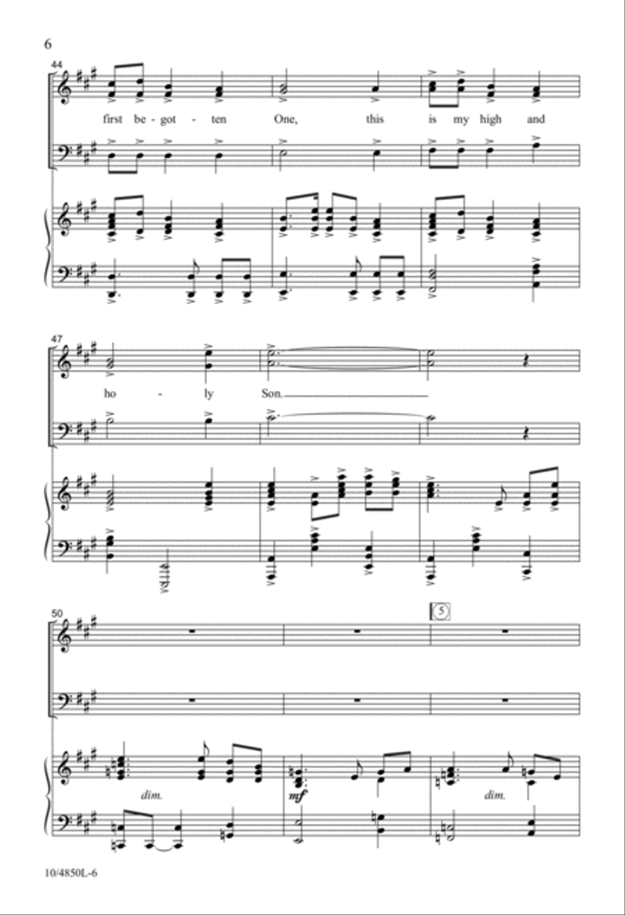This Is My Beloved Son This Is My Beloved Son 3-Part scores gallery preview page 6