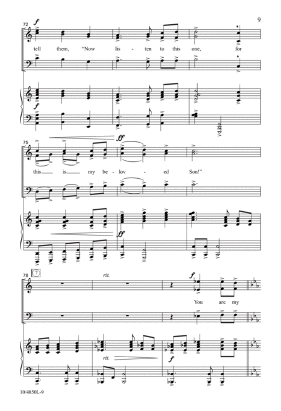 This Is My Beloved Son This Is My Beloved Son 3-Part scores gallery preview page 9
