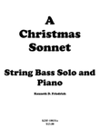 A Christmas Sonnet