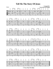 Tell Me The Story Of Jesus Guitar Tablature