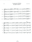 Saxophonist Parking for Saxophone Quartet (optional Quintet)
