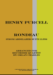Henry Purcell - Rondeau - From Abdelazer Suite - for recorder quartet