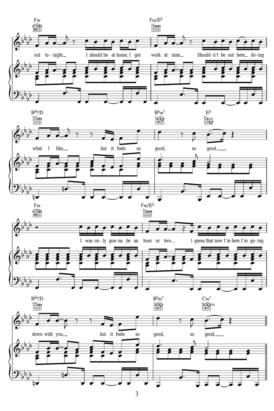 So Good Piano, Vocal scores gallery preview page 3