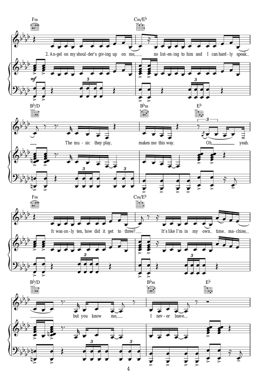 So Good Piano, Vocal scores gallery preview page 4