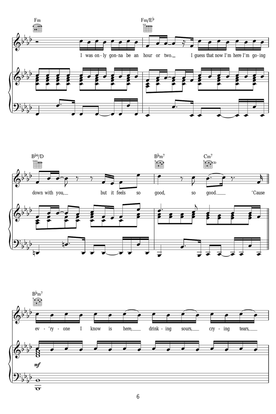 So Good Piano, Vocal scores gallery preview page 6