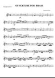 trumpet 2 partbfrom overture for brass