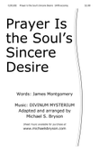 Prayer is the Soul's Sincere Desire
