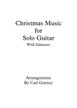 Christmas Music for Solo Guitar