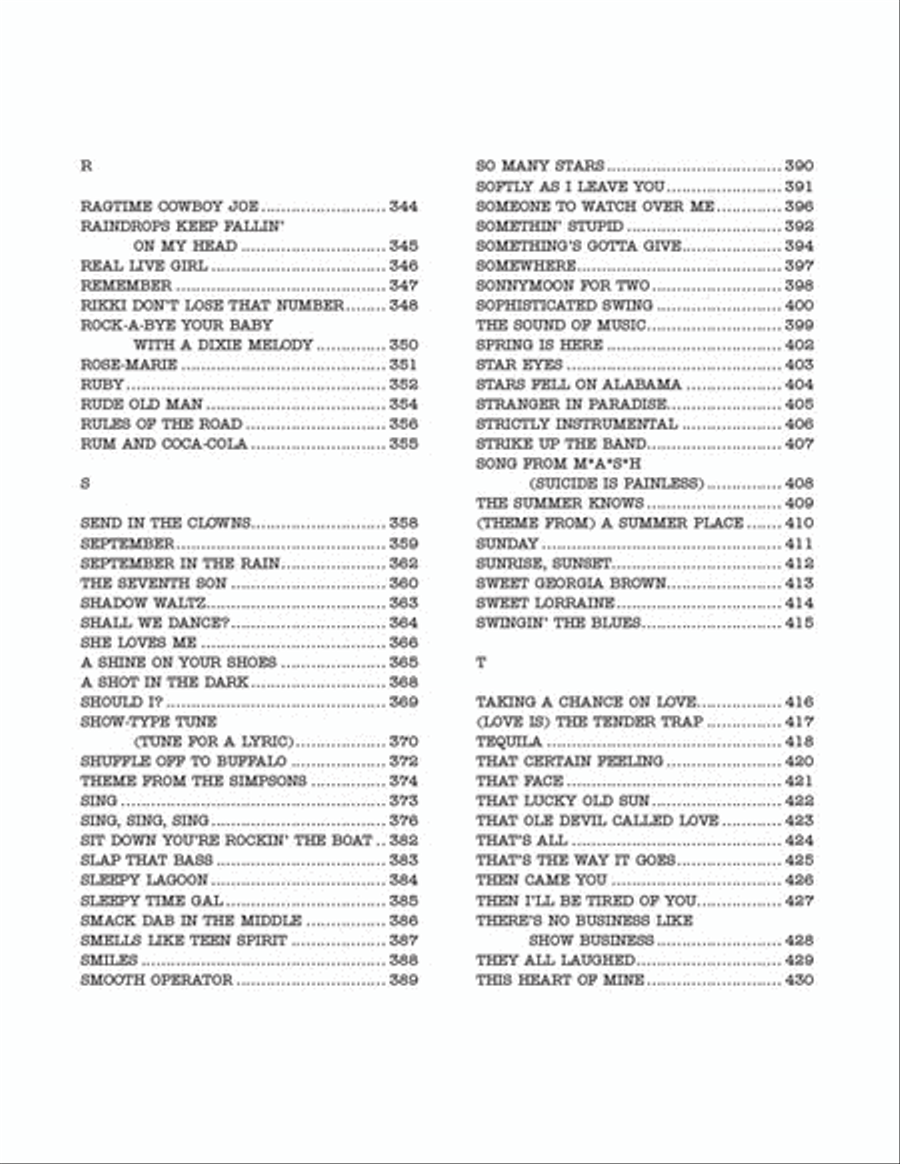 The Real Book – Volume V The Real Book – Volume V Saxophone scores gallery preview page 6