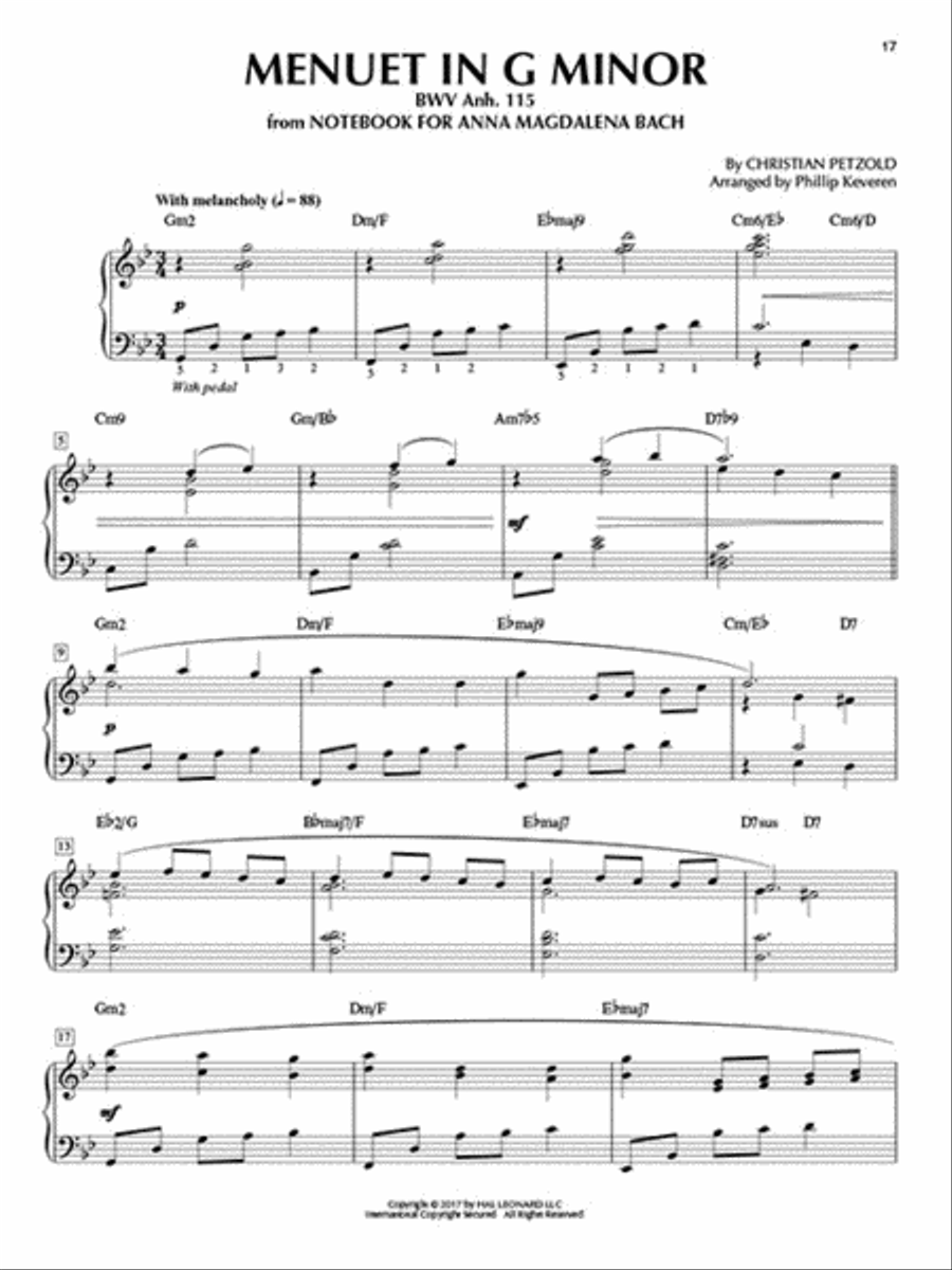 Bach Meets Jazz Piano Solo scores gallery preview page 5