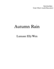 Autumn Rain- - Intermediate piano pedagogical music for short touches