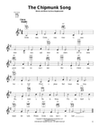 The Chipmunk Song