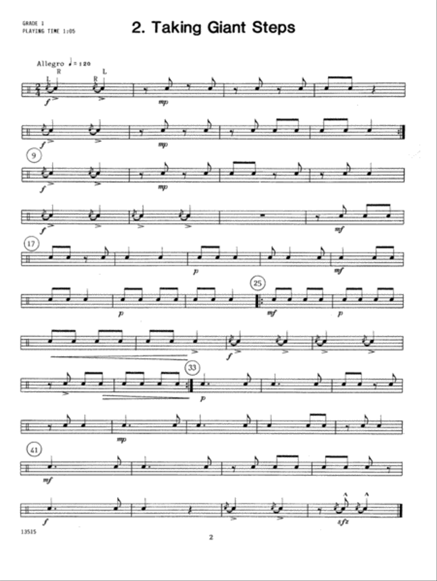 More Contest Solos For The Young Snare Drummer Snare Drum scores gallery preview page 3