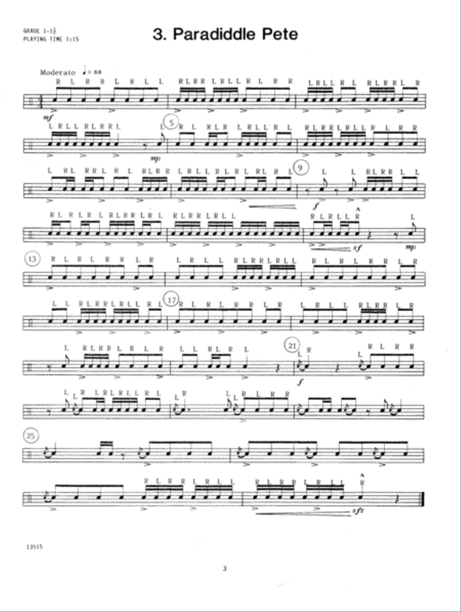 More Contest Solos For The Young Snare Drummer Snare Drum scores gallery preview page 4