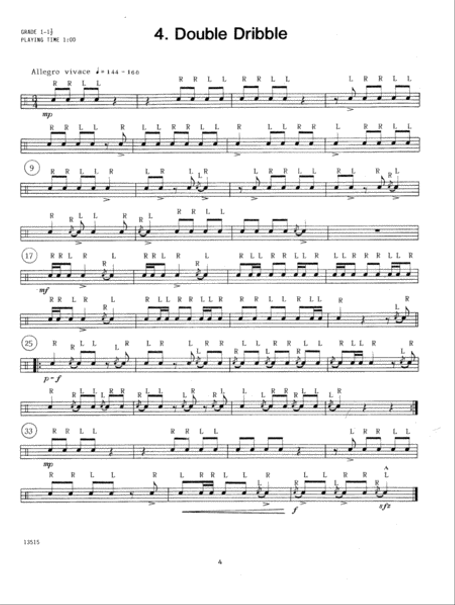 More Contest Solos For The Young Snare Drummer Snare Drum scores gallery preview page 5