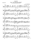 Nutcracker Ballet - March for Strings and Piano - Cello Part