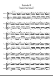 Prelude c minor for 2 violins