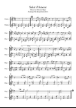 Salut d'Amour for 2 violins/ violin duo