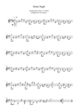 Silent Night in A Major