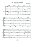 Sing We Now of Christmas for Flute Quartet