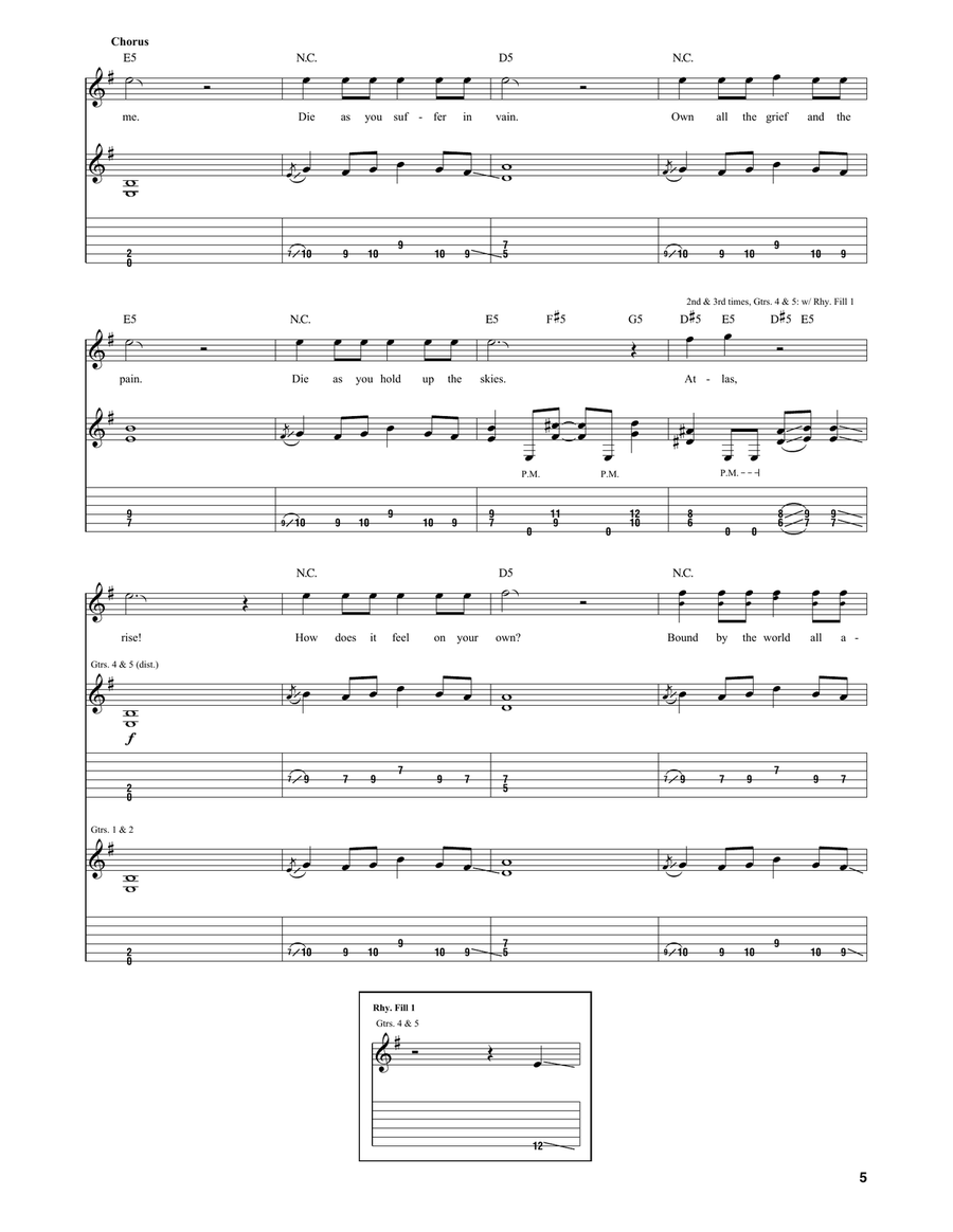 Atlas, Rise! Atlas, Rise! Acoustic Guitar scores gallery preview page 5