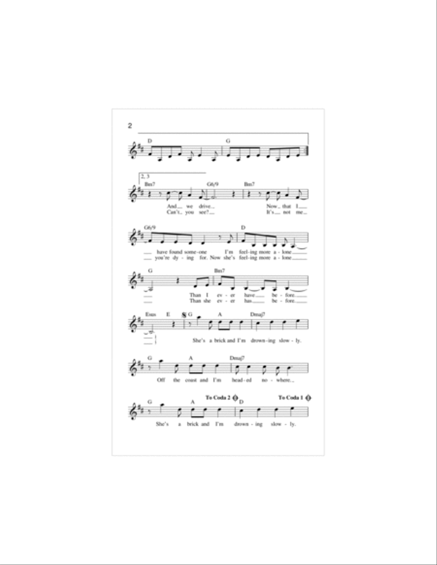 Brick Piano scores gallery preview page 2