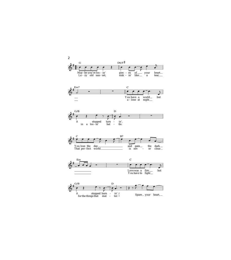 Recover Your Soul Acoustic Guitar scores gallery preview page 2