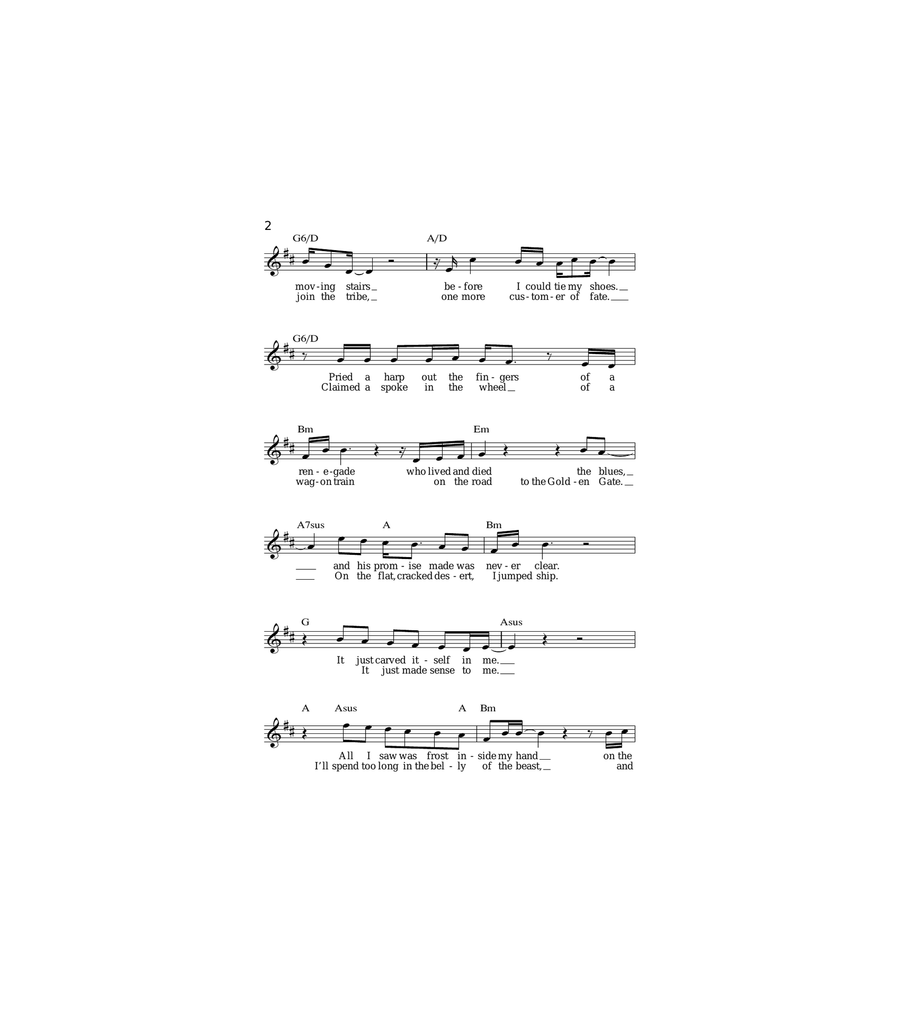 Live Like Horses Acoustic Guitar scores gallery preview page 2