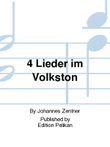 4 Lieder im Volkston