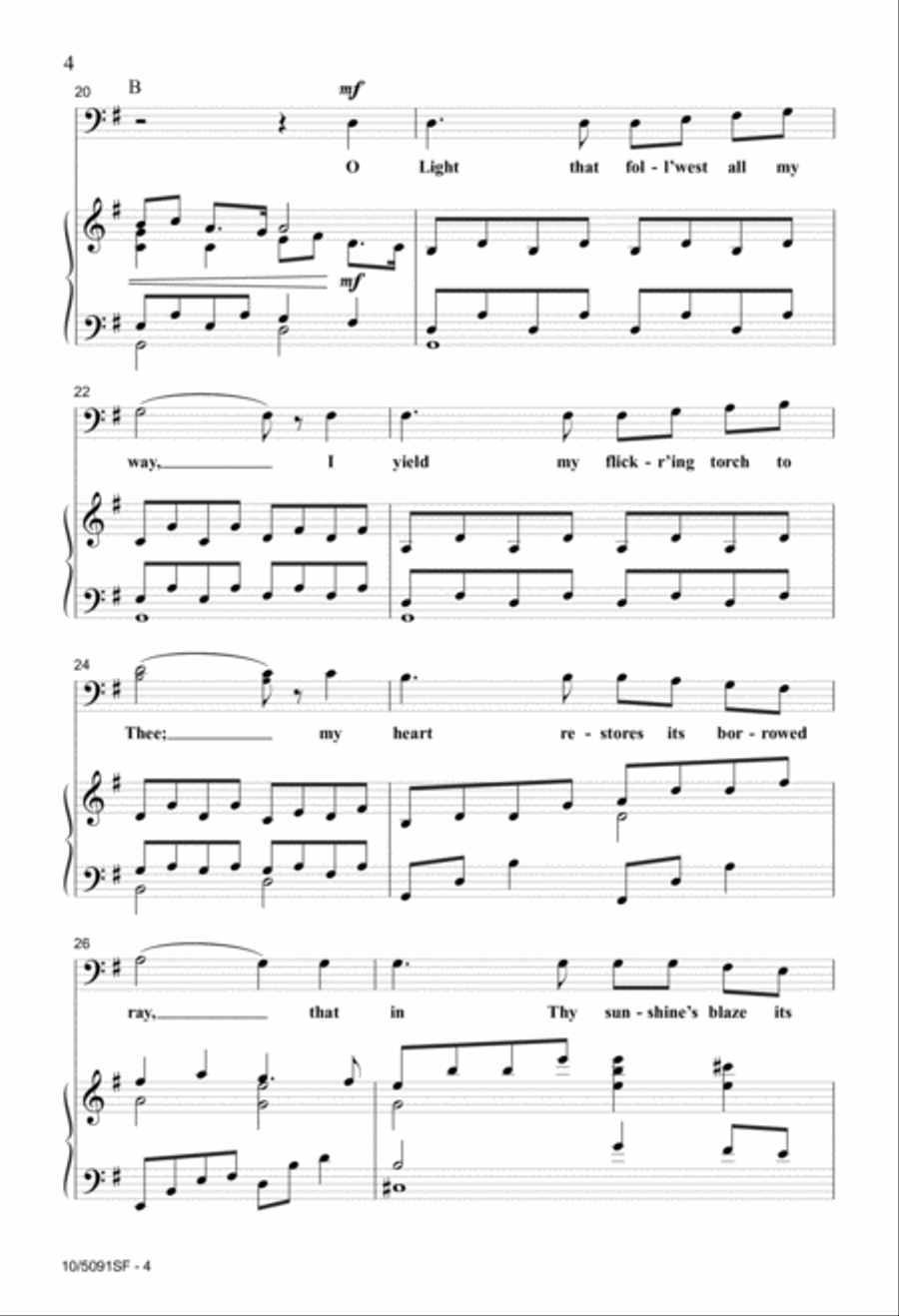 O Love That Will Not Let Me Go 3-Part scores gallery preview page 4