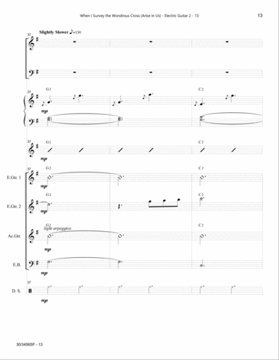 When I Survey the Wondrous Cross - Rhythm Score and Parts Choir scores gallery preview page 15