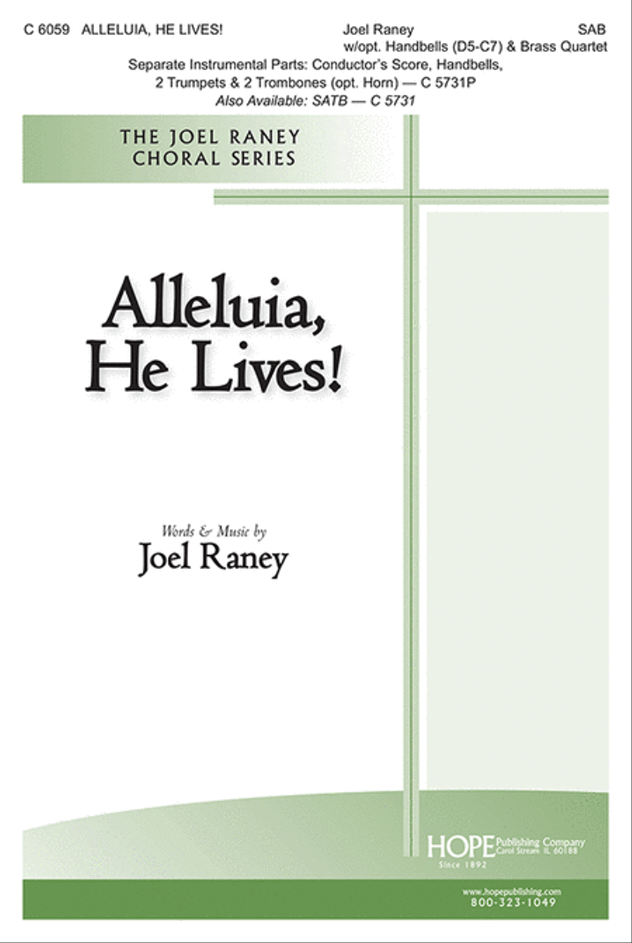 Alleluia, He Lives!-SAB Alleluia, He Lives!-SAB SAB scores gallery preview page 1