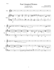 Four Liturgical Pictures for Flute and Organ; IV Adoro te Devote
