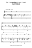 The Constant Rain (Chove Chuva)