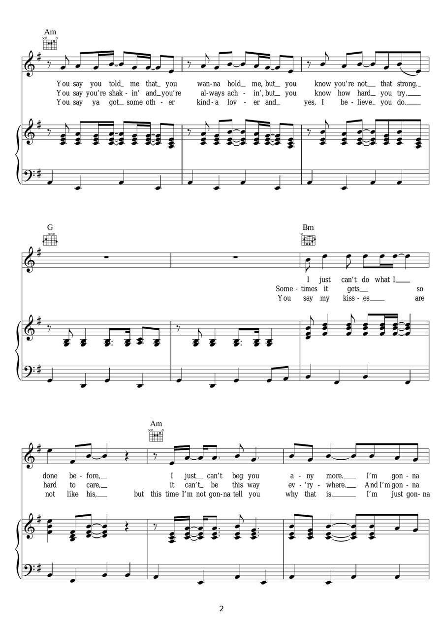 Most Likely You Go Your Way (And I'll Go Mine) Piano, Vocal scores gallery preview page 2
