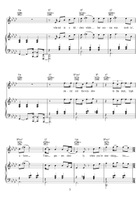 Time Passes Slowly Piano, Vocal scores gallery preview page 3