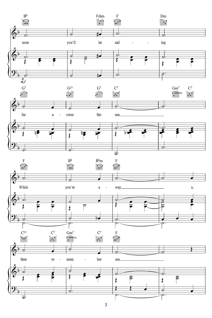 Now Is The Hour Now Is The Hour Piano, Vocal scores gallery preview page 3