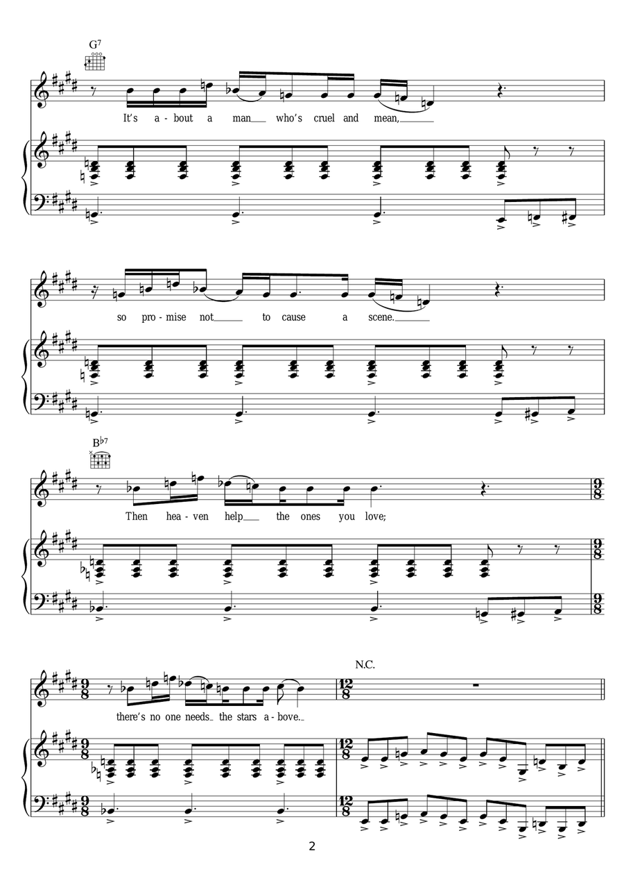 Ain't Nobody But Me Ain't Nobody But Me Piano, Vocal scores gallery preview page 2