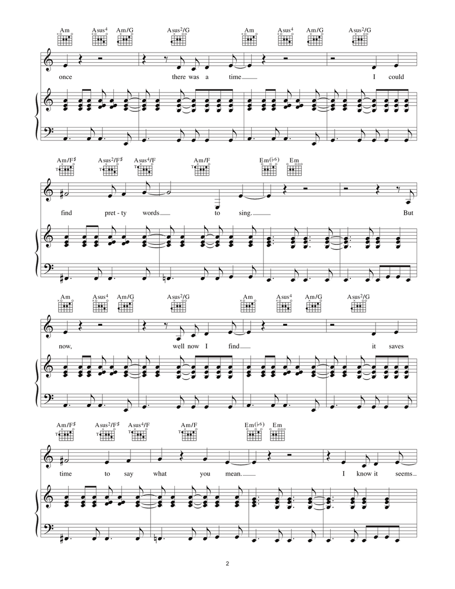 Becoming More Like Alfie Becoming More Like Alfie Piano, Vocal scores gallery preview page 2