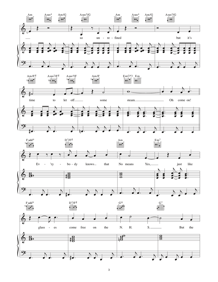 Becoming More Like Alfie Becoming More Like Alfie Piano, Vocal scores gallery preview page 3