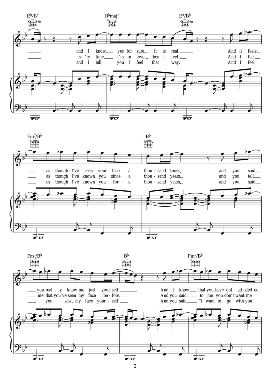This Is It This Is It Piano, Vocal scores gallery preview page 2