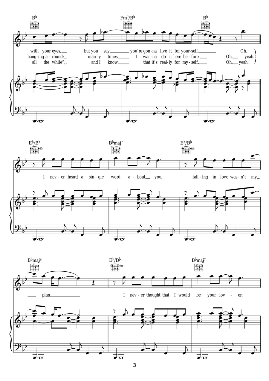 This Is It This Is It Piano, Vocal scores gallery preview page 3