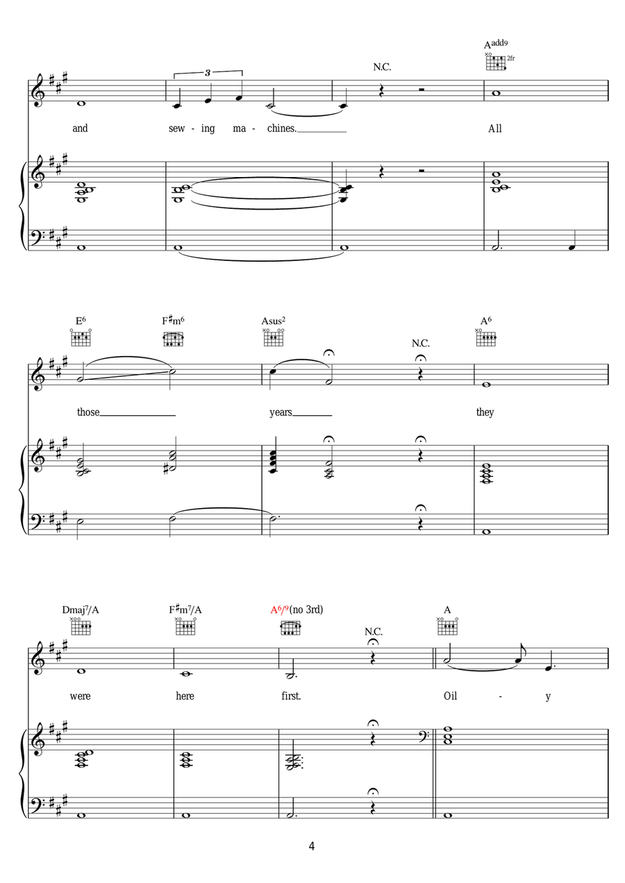 Hide And Seek Hide And Seek Piano, Vocal scores gallery preview page 4