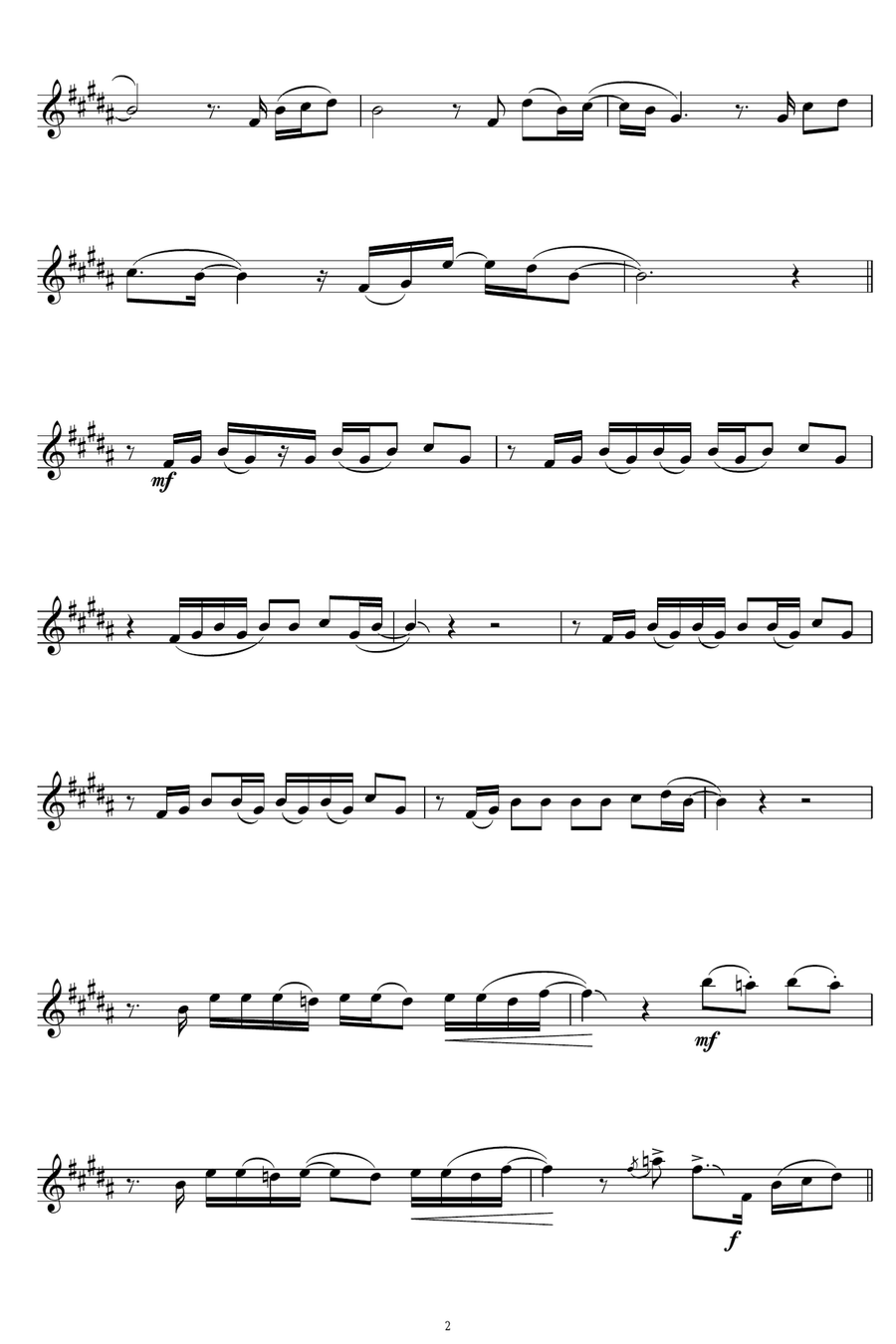 Pure And Simple Alto Saxophone scores gallery preview page 2