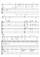 Wrapped Around Your Finger Guitar Tablature scores gallery preview page 3