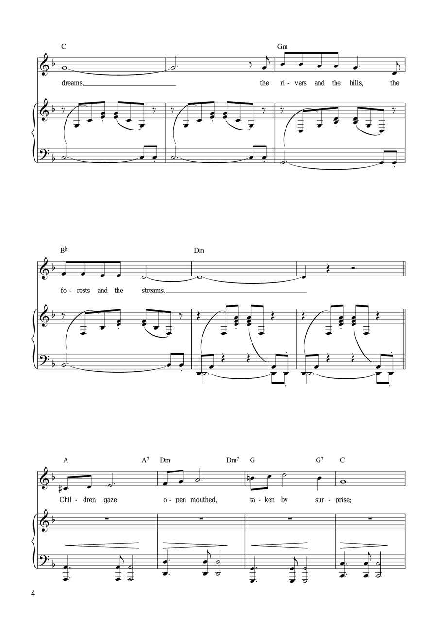 Walking In The Air (theme from The Snowman) Piano, Vocal scores gallery preview page 4