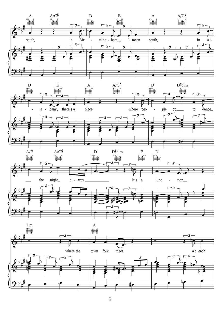 Tuxedo Junction Tuxedo Junction Piano, Vocal scores gallery preview page 2