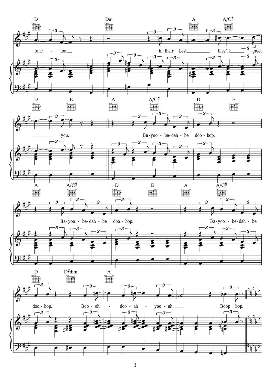 Tuxedo Junction Tuxedo Junction Piano, Vocal scores gallery preview page 3